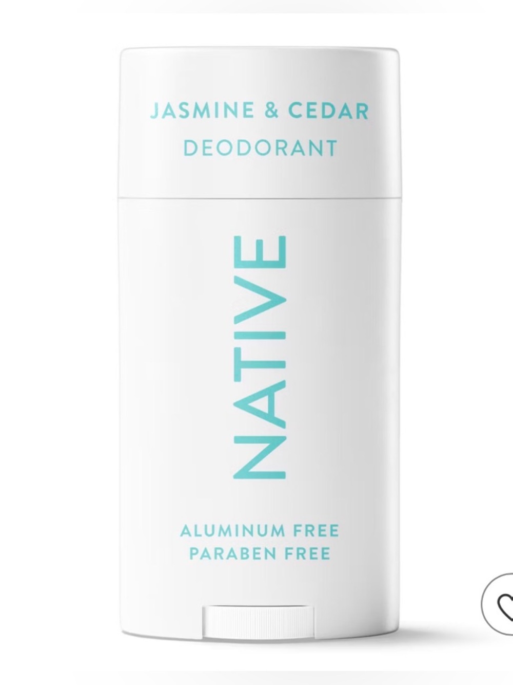 Native Solid Deodorant Jasmine & Cedar Aluminum-Free Sulfate-Free, Paraben-Free